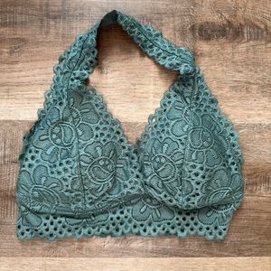 Aeropostal teal bralette